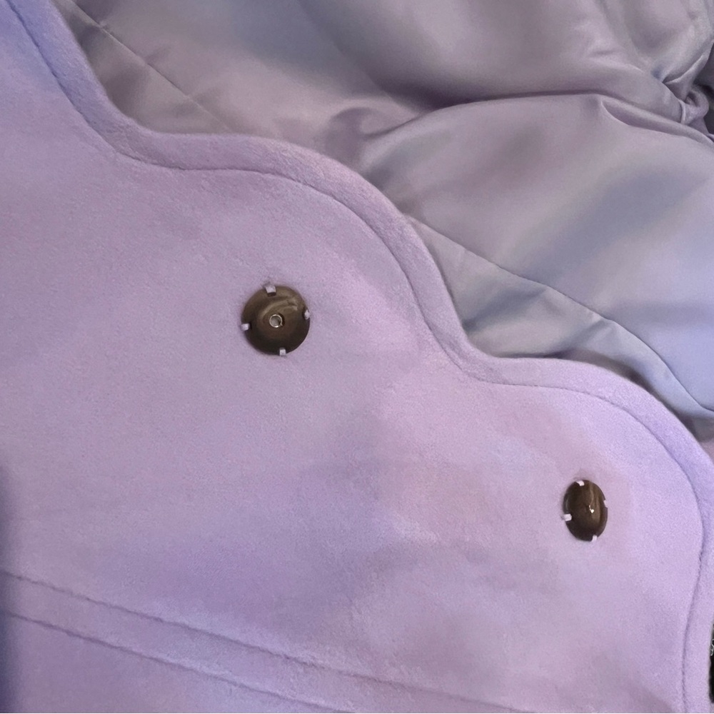 Talbots Wool Lavender Scalloped Classic Women's Old Money Jacket - Picture 11 of 15